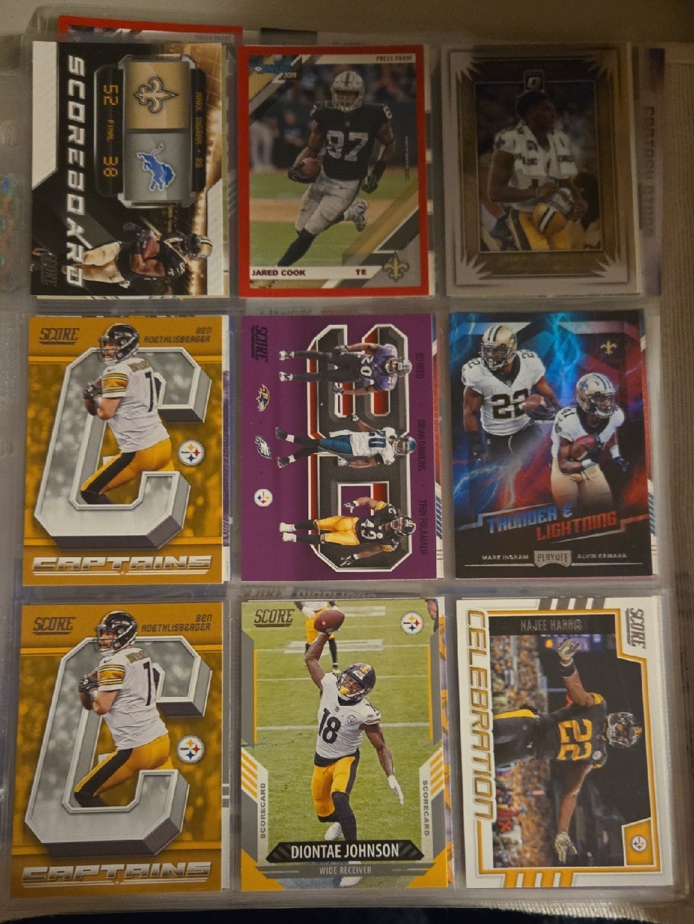 Score NFL Trading Card Collection - Multi Color - Unbranded